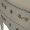 Commode double en bois taupe l140 cm mur Taupe