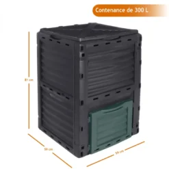 Composteur de jardin - 300 l
