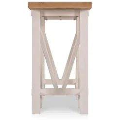 Console bois blanc - bréanna décoration