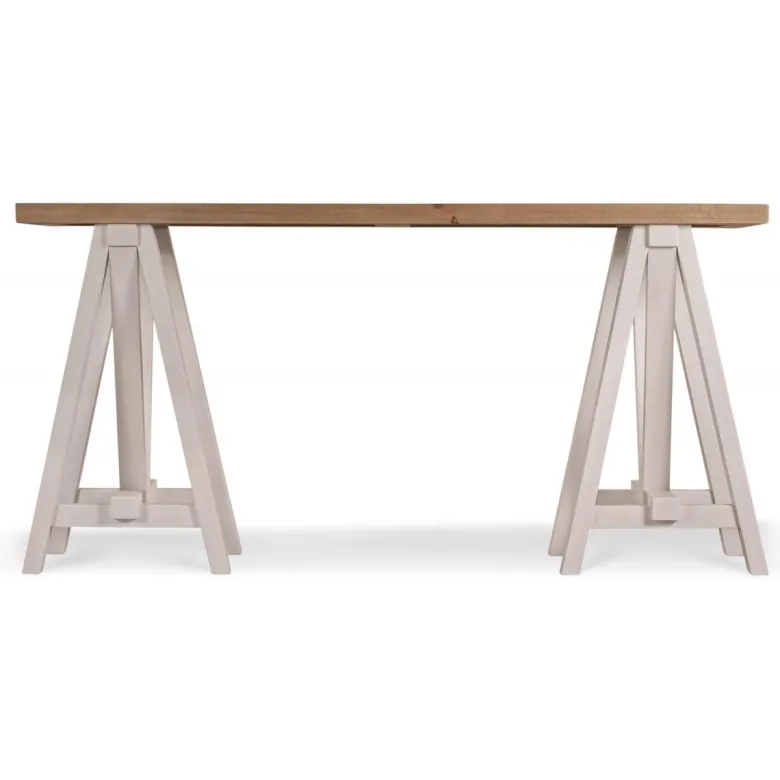 Console bois blanc - bréanna décoration