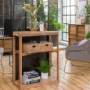 Console en bois d'acacia massif oslo