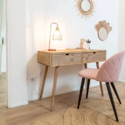 Console en bois de sapin natural