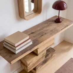 Console en bois recyclé