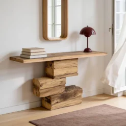 Console en bois recyclé