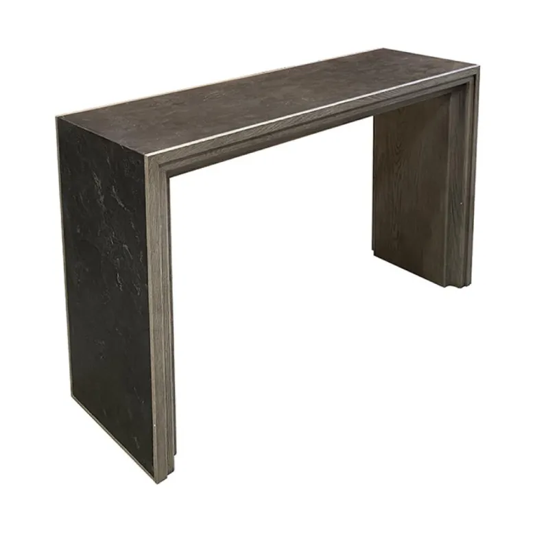 Console plateau pierre bleue pierre