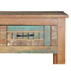 Console 2 tiroirs bois marron - calypso