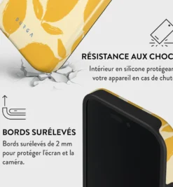 Coque magsafe pour iphone 16 plus tough motifs lemon tart burga