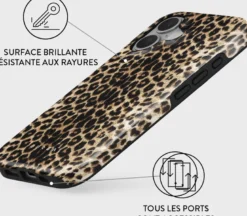 Coque magsafe pour iphone 16 plus tough motifs player burga