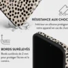 Coque magsafe pour iphone 14 pro tough motifs almond latte burga