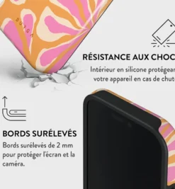 Coque magsafe pour iphone 16 pro tough motifs aloha burga