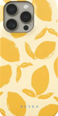 Coque magsafe pour iphone 16 pro max tough motifs lemon tart burga