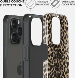 Coque magsafe pour iphone 15 pro max tough motifs player burga