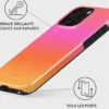Coque magsafe pour iphone 15 pro max tough motifs sunset club burga