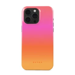 Coque magsafe pour iphone 15 pro tough motifs sunset club burga