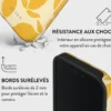 Coque magsafe pour iphone 16 tough motifs lemon tart burga