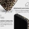 Coque pour iphone 14 pro max rigide motifs player burga