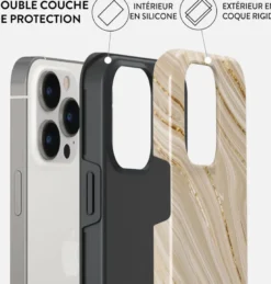 Coque pour iphone 14 pro max rigide motifs full glam burga