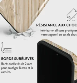 Coque pour iphone 14 pro max rigide motifs full glam burga