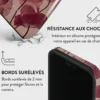 Coque pour iphone 15 pro rigide motifs tender kiss burga