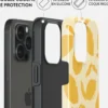 Coque pour iphone 15 pro rigide motifs lemon tart burga