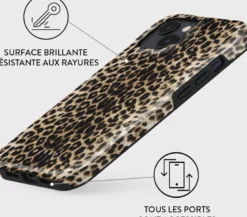 Coque pour iphone 13 rigide motifs player burga