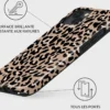 Coque pour iphone 14 tough motifs pure instinct burga