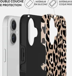 Coque pour iphone 16 tough motifs pure instinct burga