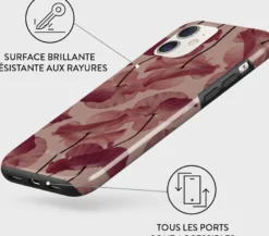 Coque pour iphone 11 tough motifs tender kiss burga