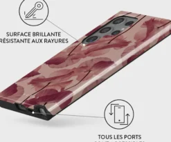 Coque pour samsung galaxy s24 ultra rigide motifs tender kiss burga