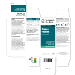 Cordes vocales - huiles essentielles en solution buvable