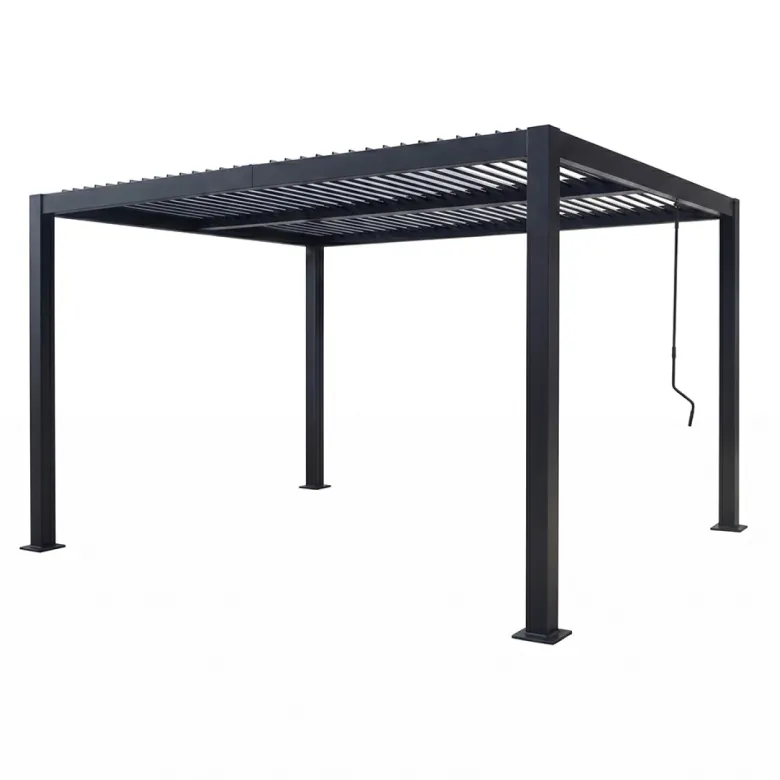 Corfu pergola bioclimatique structure aluminium lames orientables 4x3m