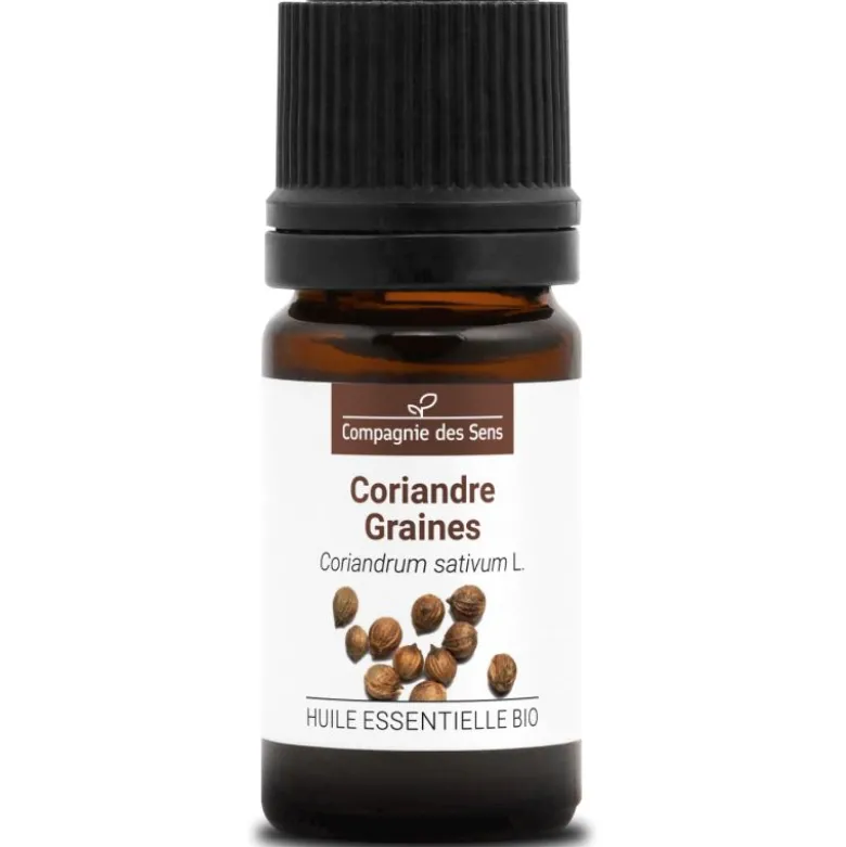 Coriandre graines - huile essentielle bio - 5ml garantie chromacert® - chémotypé
