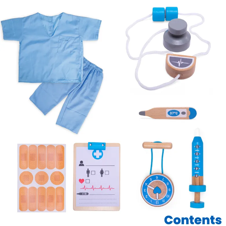 Costume et accessoires de docteur