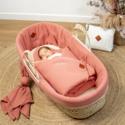 Couffin bébé matelas drap jeanne - tu