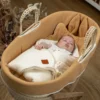 Couffin bébé matelas drap jeanne - tu