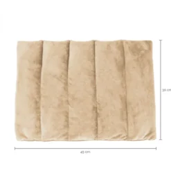 Coussin chauffant - 45 x 30 cm Beige