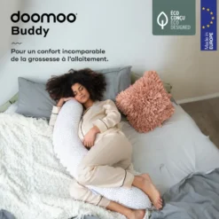 Coussin de grossesse doomoo buddy taupe