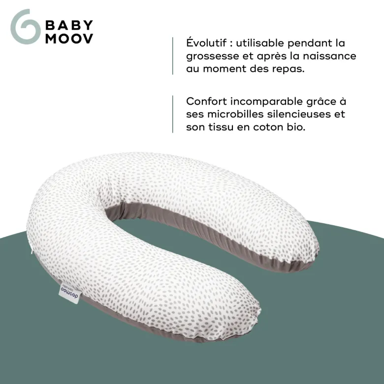 Coussin de grossesse doomoo buddy taupe