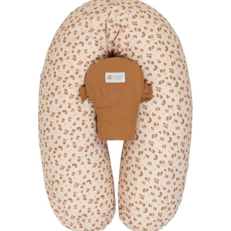 Coussin de grossesse multirelax 3 en 1 jersey léopard