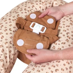 Coussin de grossesse multirelax 3 en 1 jersey léopard