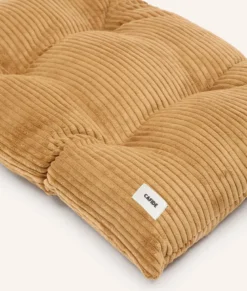 Coussin de lit en velours côtelé -orange