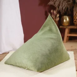 Coussin de méditation - berlingot kaki