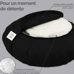 Coussin de méditation - rond