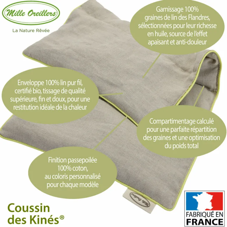 Coussin des kinés - graines de lin