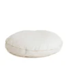 Coussin de sol bouclette pour enfant en tissu beige