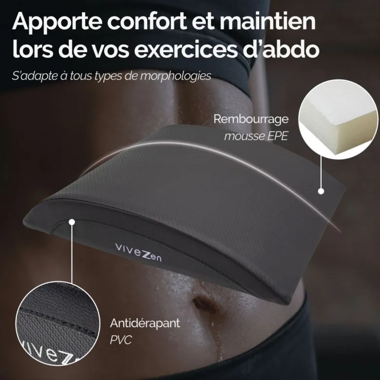 Coussin d'exercices pour abdominaux