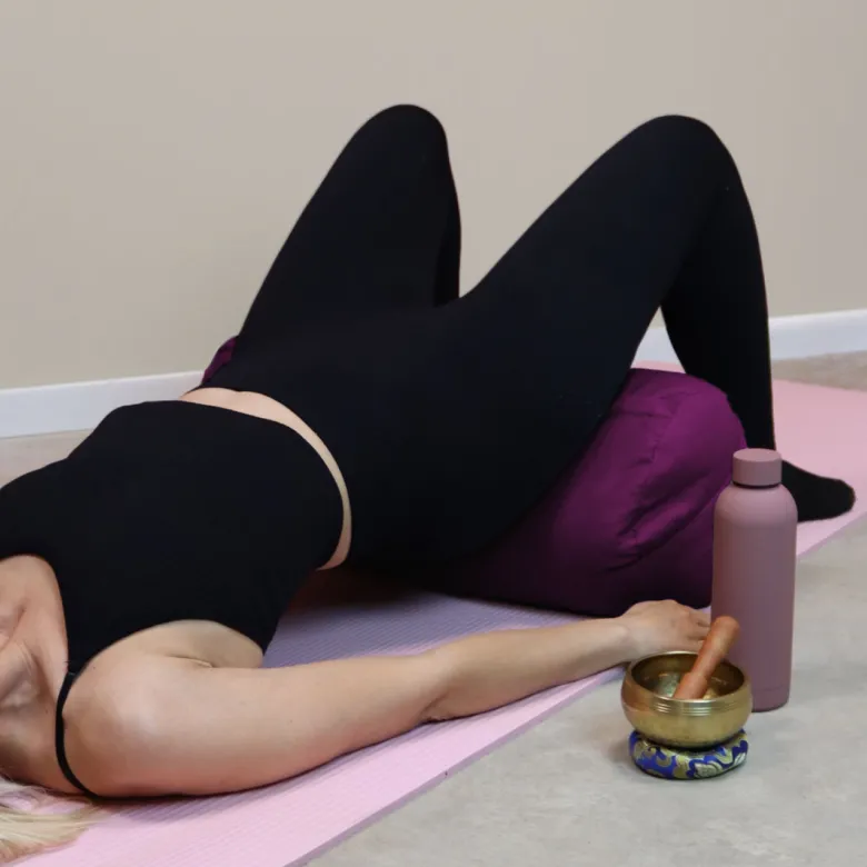 Coussin de yoga - violet