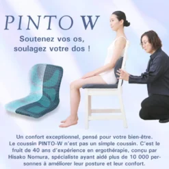 Coussin ergonomique pinto-w gris