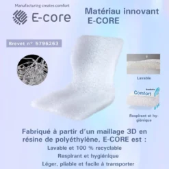 Coussin ergonomique pinto-w gris