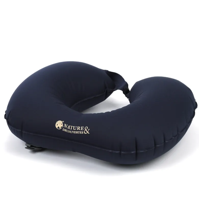 Coussin gonflable cale-nuque de voyage